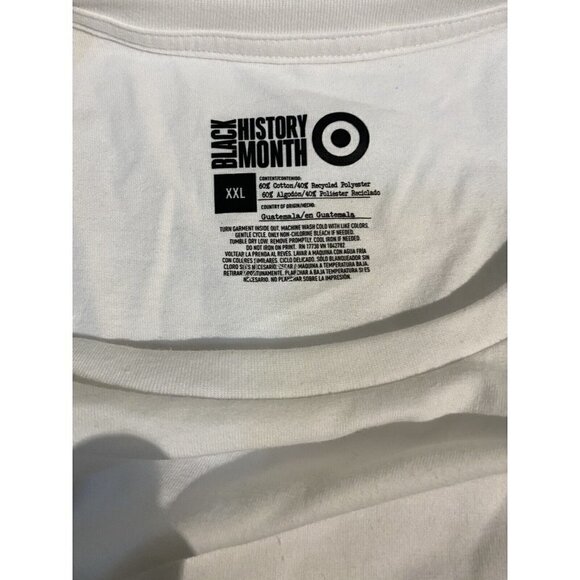 Black History Month Unisex Adult T shirt short sleeve White graphic Size XXL - Picture 5 of 5